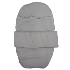 Plain Poly/Cotton Car Seat Footmuff: Grey